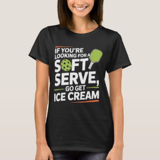 Camiseta Jogador de Pickleball Procurando por um Soft Serve