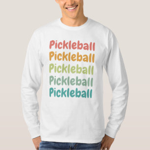 Camiseta Jogador de Pickleball Retro Pickleball