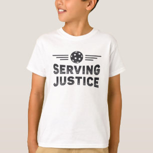 Camiseta Jogador de picleball que serve à justiça, Dink P