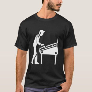 Camiseta Jogador de Pinball Arcade Retro Gamer Estilo Simpl