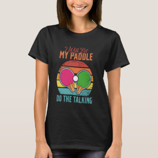 Camiseta Jogador de Ping Pong de Gato - Torneio de Esportes