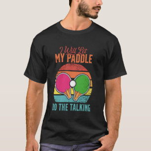 Camiseta Jogador de Ping Pong de Gato - Torneio de Esportes