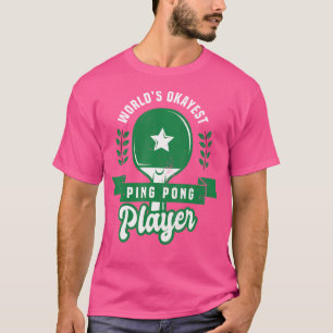 Camiseta Jogador de Ping Pong Tenista de Mesa Gamer