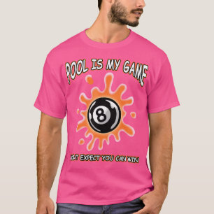 Camiseta Jogador de Piscina 8 Ball Billiard Oito Ball Billi