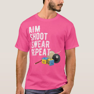 Camiseta Jogador de piscina Atire ou Repita O Hall Do Billi