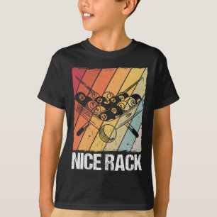 Camiseta Jogador de Piscina do Rack Billiards