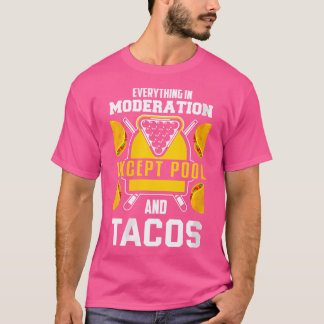 Camiseta Jogador de Piscina do Taco Lover Piada Billiards
