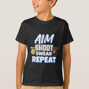 Camiseta Jogador de Piscina Engraçado Gift Billiard