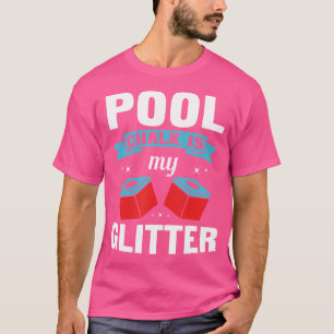 Camiseta Jogador De Piscina Engraçado Para O Giz De Mil Bil