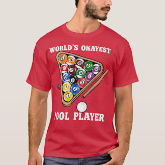 Camiseta Jogador de Piscina mais ocayest I Piscina Billiard