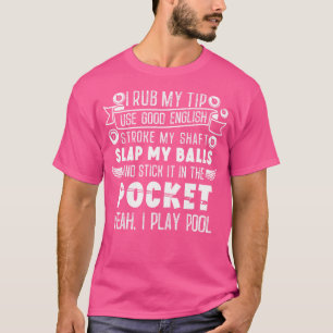 Camiseta Jogador de piscina Snooker Billiards Glove Wearer