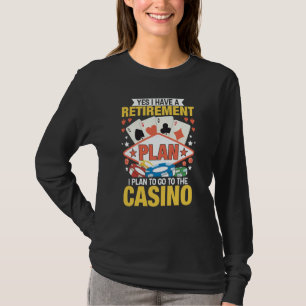 Camiseta Jogador de Poker de Cassino Sim Eu Tenho Uma Apose