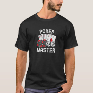 Camiseta Jogador De Poker Gamble Cartões De Casino Bet Texa