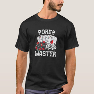 Camiseta Jogador De Poker Gamble Cartões De Casino Bet Texa