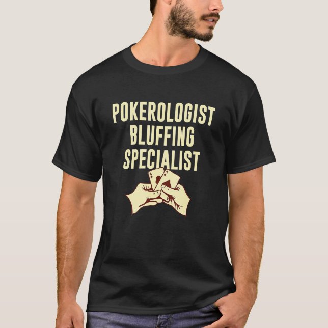 Camiseta Jogador de Poker Humor do Poker (Frente)