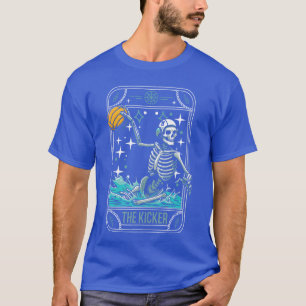 Camiseta Jogador de Pólo Aquático Esporte Waterpolo Skeleto