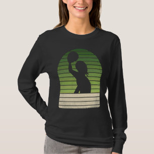 Camiseta Jogador de Pólo Aquático Retro