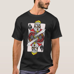 Camiseta Jogador de Pôquer Apostando Ás Carta de Pôquer Pôq