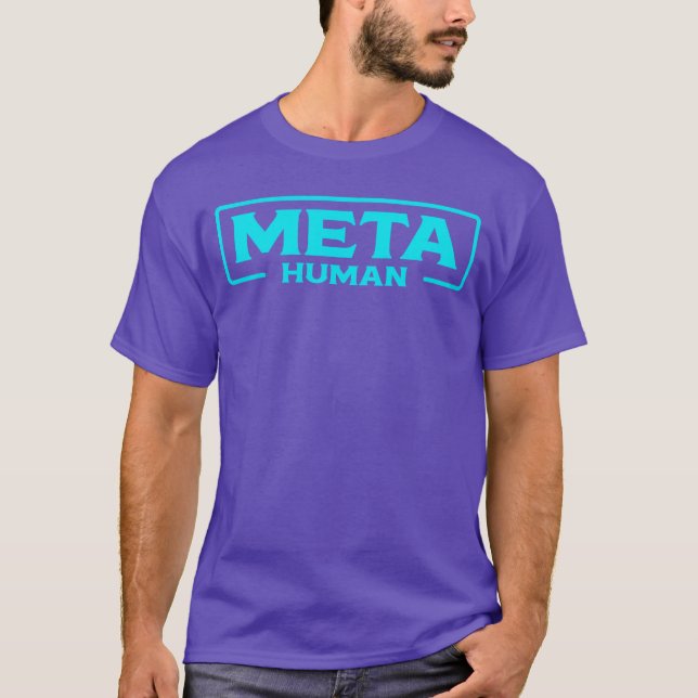Camiseta Jogador de realidade virtual Meta Human Metaverse  (Frente)