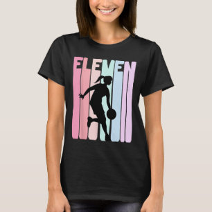 Camiseta Jogador De Reflexão De Aniversário De 11 com 11 An