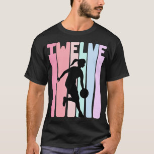 Camiseta Jogador De Refúgio De Aniversário De 12 com 12 Ano