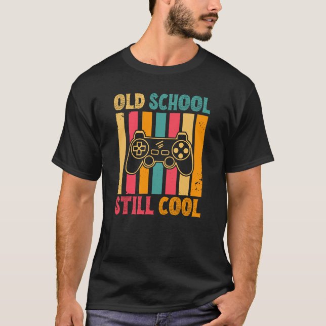 Camiseta Jogador de Retro Legal da Antiga Escola (Frente)
