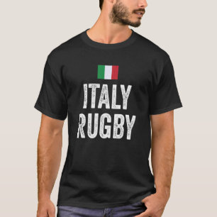 Camiseta Jogador de Rubi do Esporte Itália Rugby Rugbys