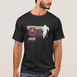 Camiseta Jogador de Rubi Eslováquia Bandeira do Esporte