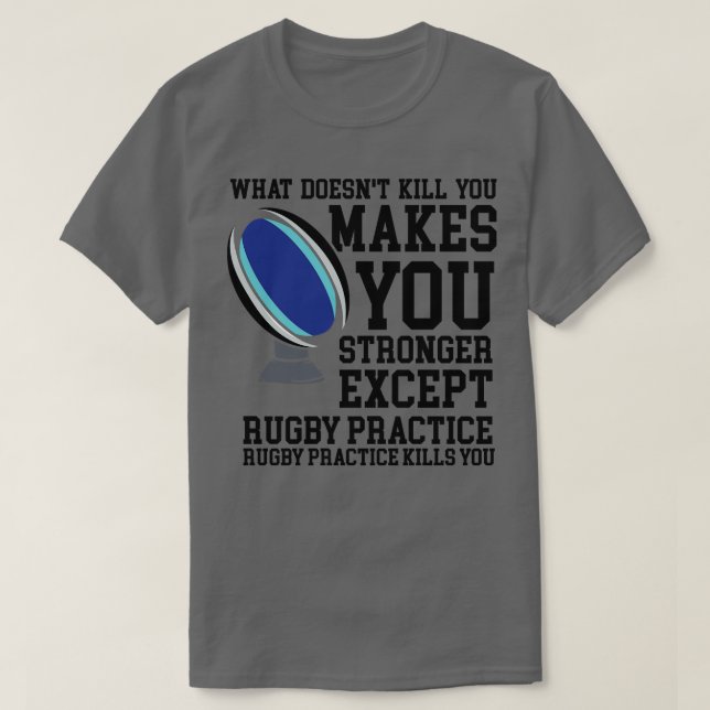 Camiseta Jogador de Rugby (Frente do Design)