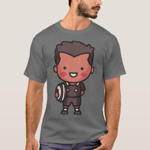 Camiseta Jogador de Rugby da Nova Zelândia