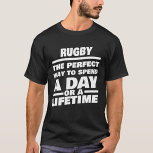 Camiseta Jogador de Rugby em Lifetime Say