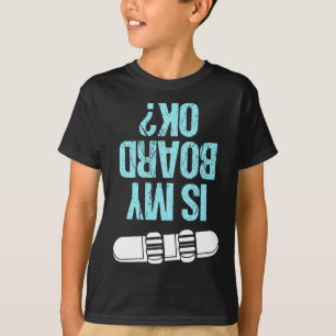 Camiseta Jogador de Snowboard Snowboard Winter Sport Sn