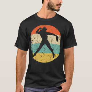 Camiseta Jogador de Softball - Lâmpada Retro Esportiva Pull