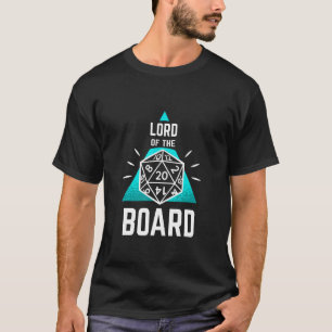 Camiseta Jogador De Tabuleiro Senhor Do Tabuleiro Dizendo R