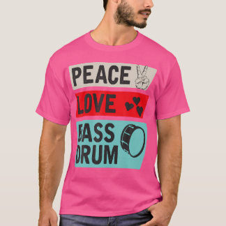Camiseta Jogador de Tambor do Peace Love