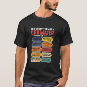 Camiseta Jogador De Tambor Engraçado Você Sabe Que É Um Dr.