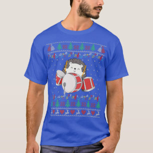 Camiseta Jogador de Tambor Suor de Natal Feio, Porco de Por