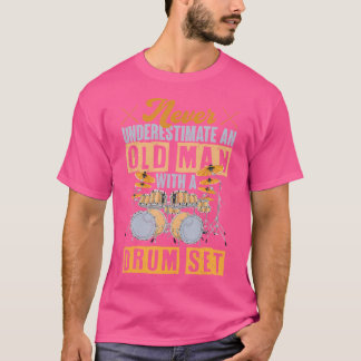 Camiseta Jogador de Tambores Homens Antigos, Encantado, Enc