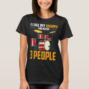 Camiseta Jogador De Tambores Musico Drummer Percussion Músi