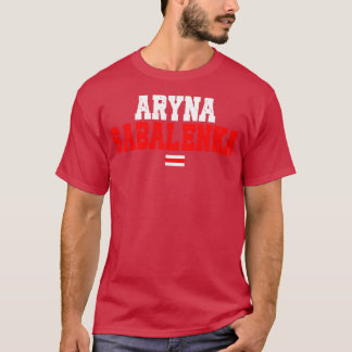 Camiseta Jogador de Tênis bielorrusso Aryna Sabalenka TSirt