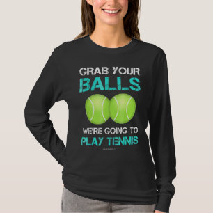 Camiseta Jogador de Tênis de Bolas, tênis