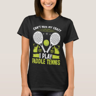 Camiseta Jogador de Tênis de Paddle Partida Torneio Não con