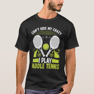Camiseta Jogador de Tênis de Paddle Partida Torneio Não con