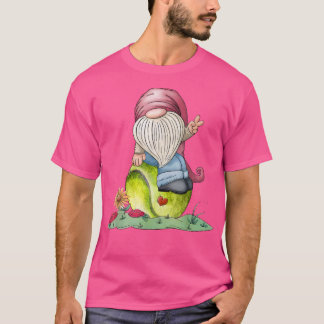 Camiseta Jogador De Tênis De Tênis Do Peace Love Gnomo 2021