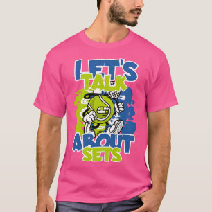 Camiseta Jogador de Tênis de Tênis Engraçado