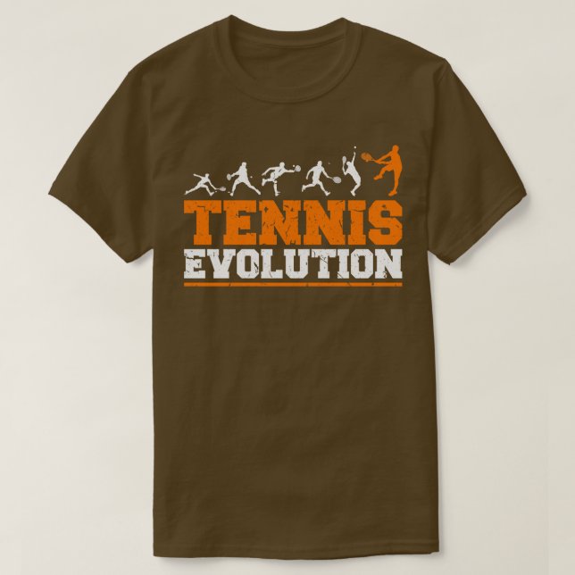 Camiseta Jogador de Tênis Evolution (Frente do Design)