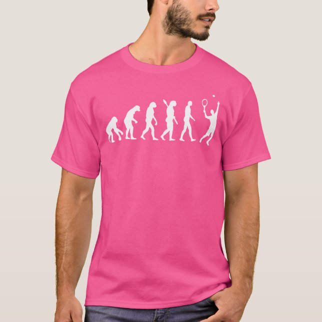 Camiseta Jogador de Tênis Evolution (Frente)