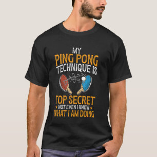 Camiseta Jogador de Tênis mesa Esportivo Engraçado Meu Técn