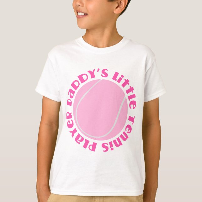 Camiseta Jogador de ténis pequeno de Daddys (Frente)