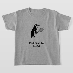 Camiseta Jogador de Tênis pinguim